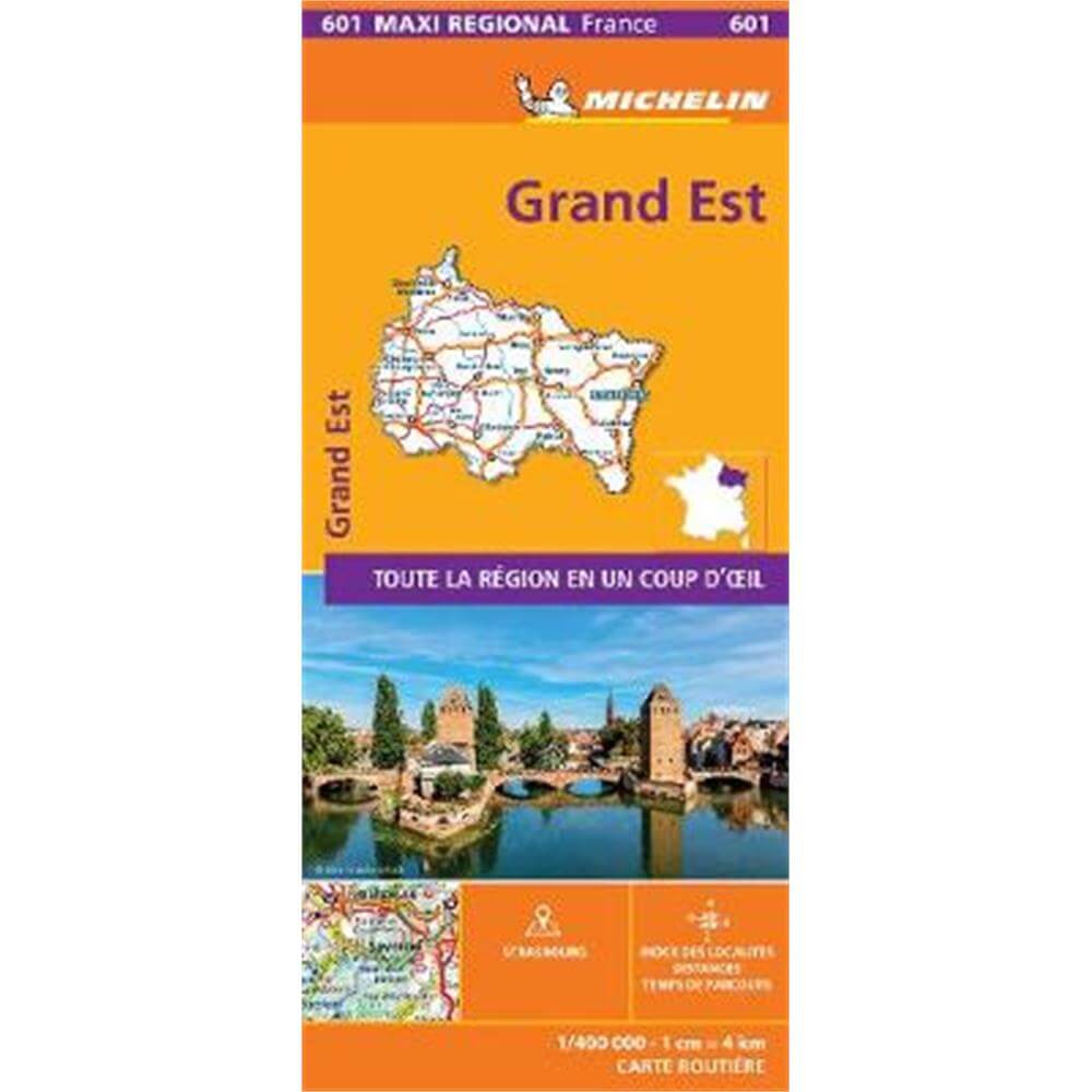 GRAND-EST, France - Michelin Maxi Regional Map 601